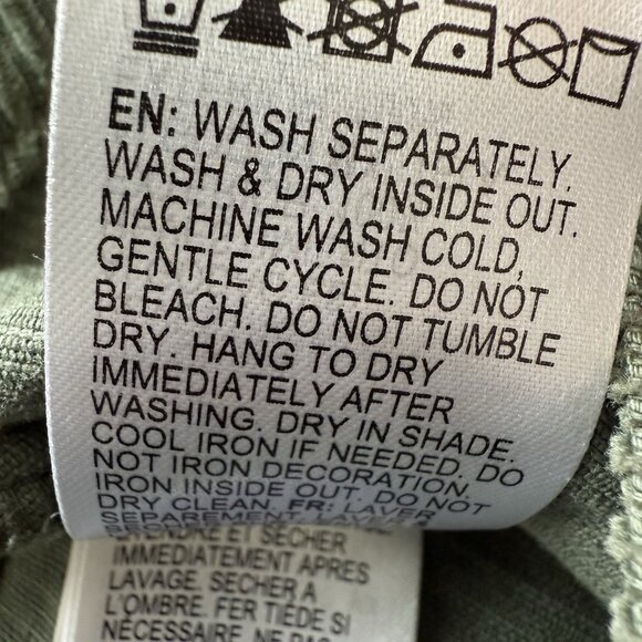 Roxy Amazing Break Corduroy Skirt Green Womens Small Casual Retro‎ Y2K Surf Girl - Picture 9 of 9